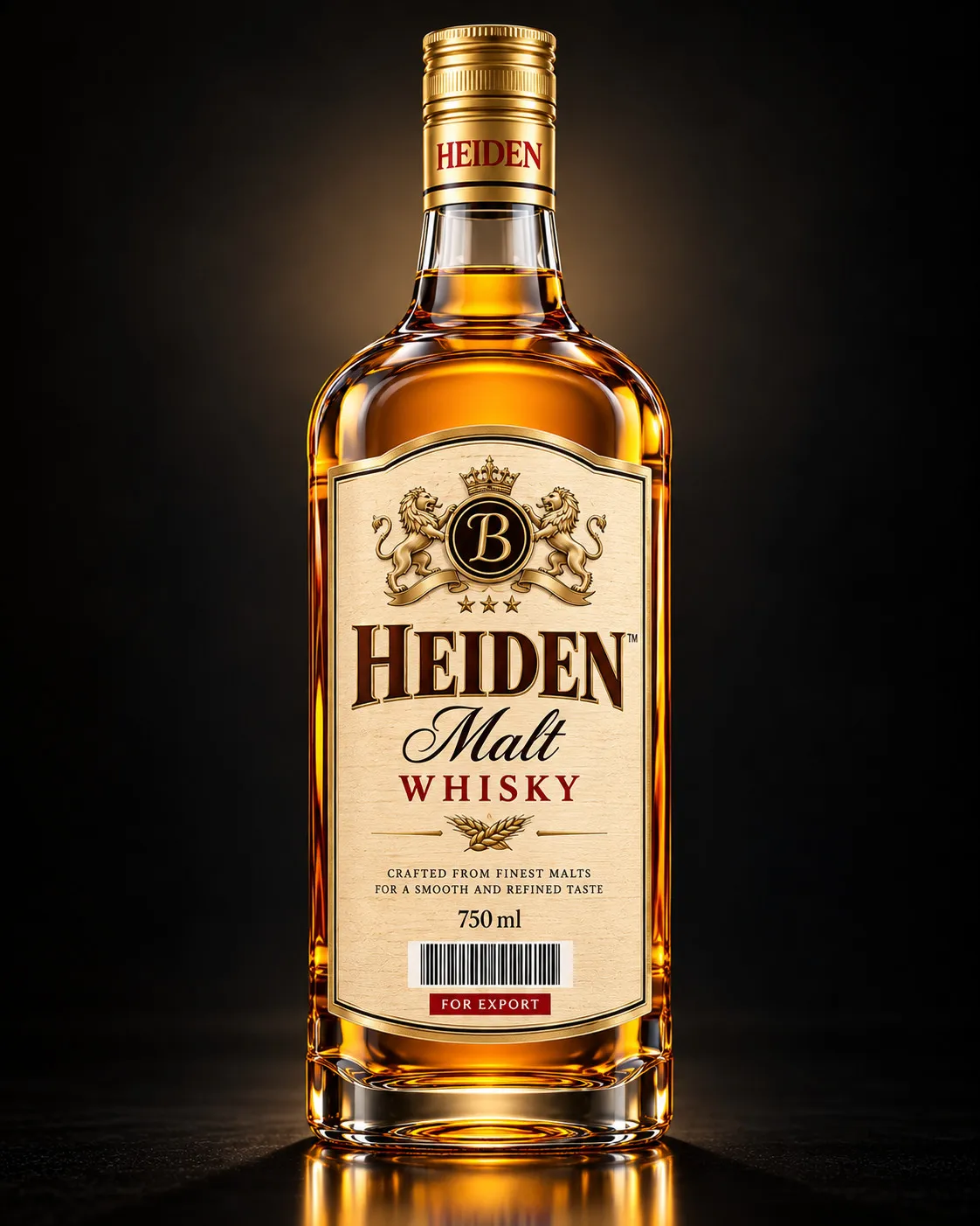 Heiden Whisky bottle